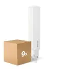 Mehrfachpackung 9x Philips CorePro PL-C LED 8.9W 1100lm - 840 Kaltweiß | 2-Pins - Ersatz Für 26W