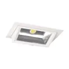 LED Downlight Wallwasher Wally Maxi Weiß 46W 6400lm 70x75D - 840 Kaltweiß - 238x145mm